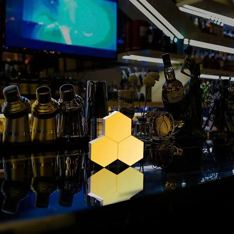 Hexagon LED Muur Lampen Set